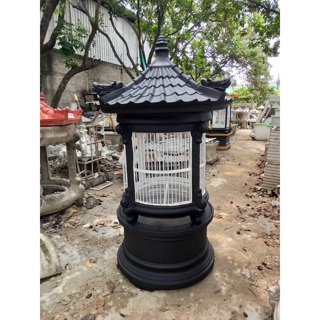 Kandang Ayam Burung Unggas Beton Type Serama Model Bulat