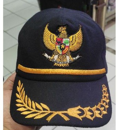 topi GARUDA bahan laken