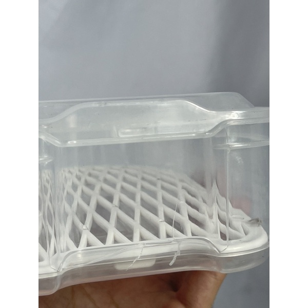 [OBRAL RIJEK] Kotak Kontainer Makanan Kulkas Storage Box Drain Hole SW805