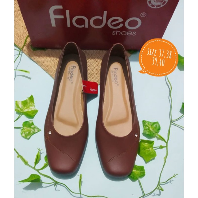 Sepatu Pantofel Flat Wanita Fladeo