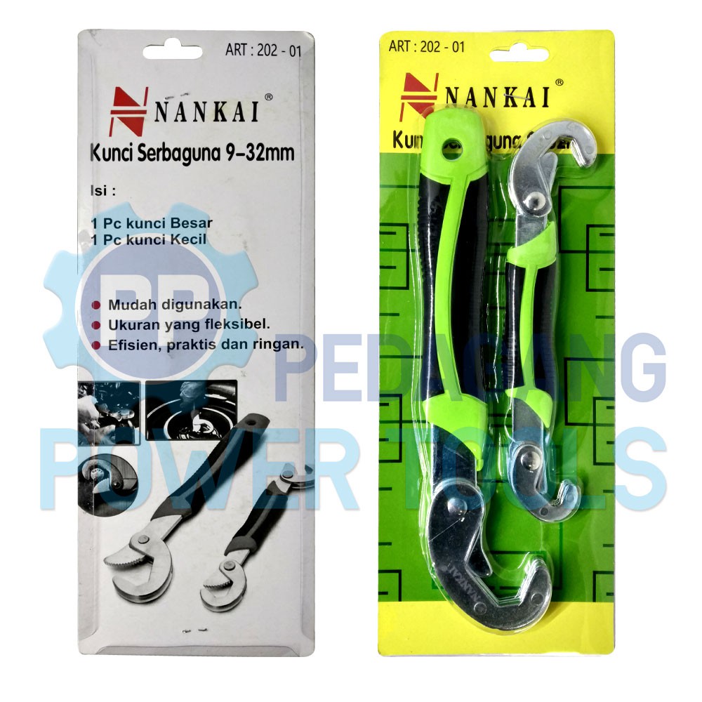 NANKAI KUNCI PAS INGGRIS SHOCK SERBAGUNA UNIVERSAL SNAP N GRIP