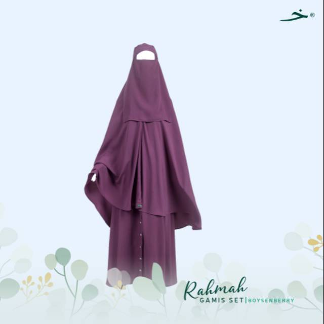 Rahmah Set + Cadar Bandana Khadijah Indonesia #dhiyasyari