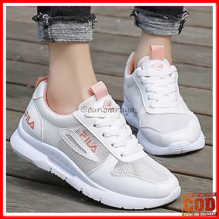 Sepatu Kets Wanita Putih Import Korean Sneaker Ad901 Kets Ys07 Hi AN402 Sepatu Wanita Geffie Sds281