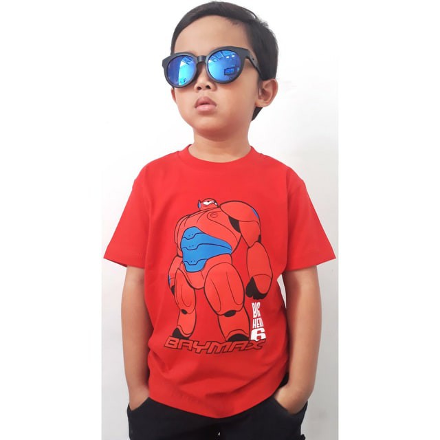 Kaos Karakter cartoon ROBOT anak / BAYMAX