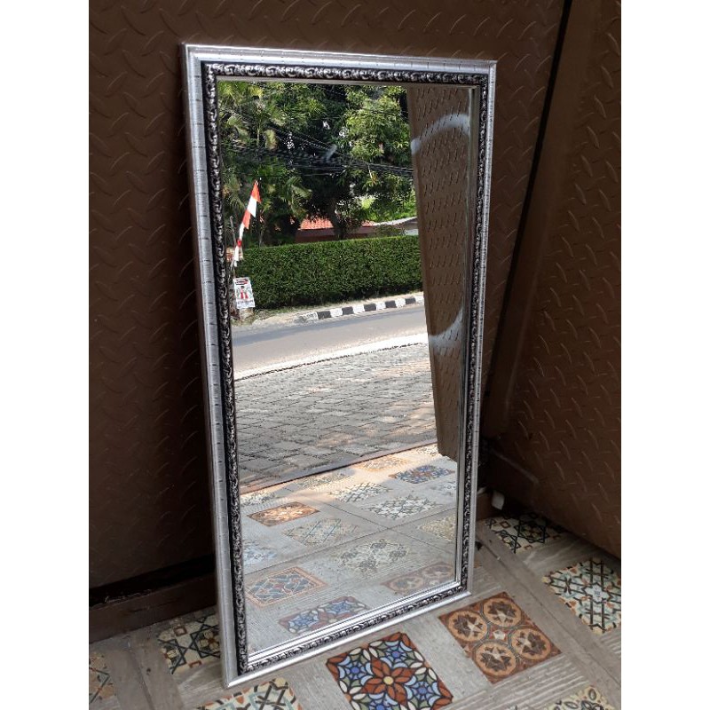 CERMIN GANTUNG / MIRROR / CERMIN SEPAROH BADAN-Silper
