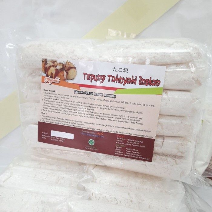 

gtg2011bb Tepung Instan Takoyaki Jepang 1 Kg Halal Da01D100