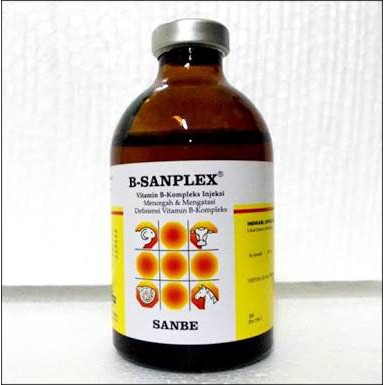 B-SANPLEX 100 ml injeksi vit b kompleks hewan bermutu