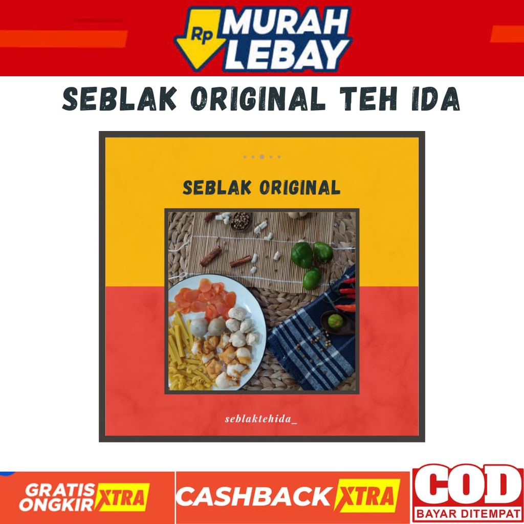 

Seblak Instan Bandung murah pedas Original Teh Ida Braga Bandung Juara Pedas enak isi (200gr)