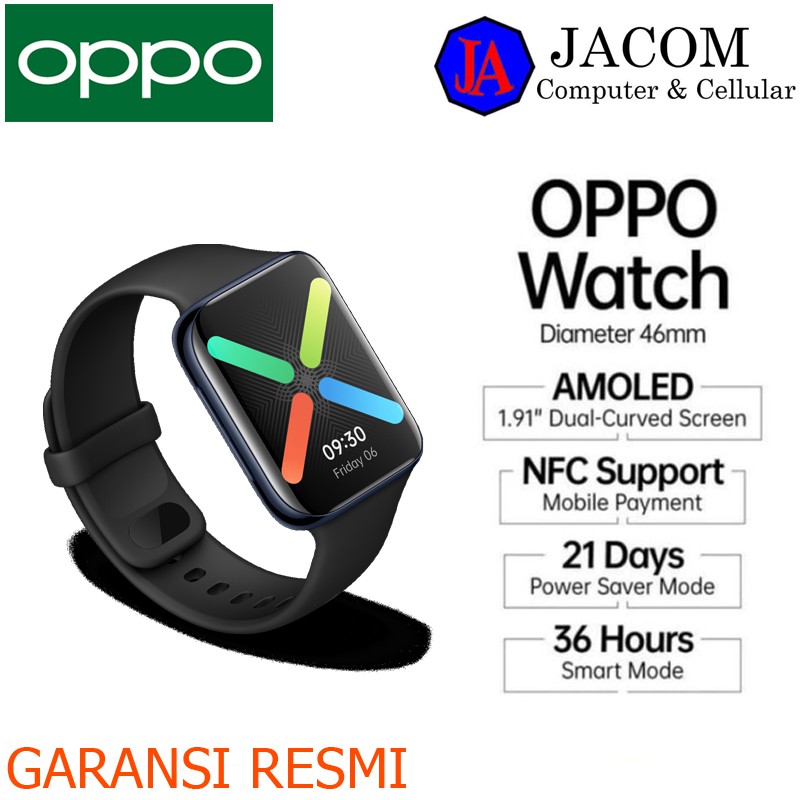 SMARTWATCH OPPO WATCH 46mm / 41mm (Wi-Fi) GARANSI RESMI-1