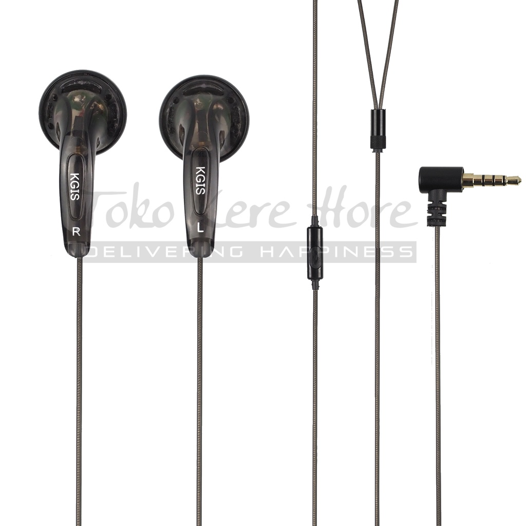 KGIS P1 SE Special Edition Armored Cable Earbud with MIC L Connector