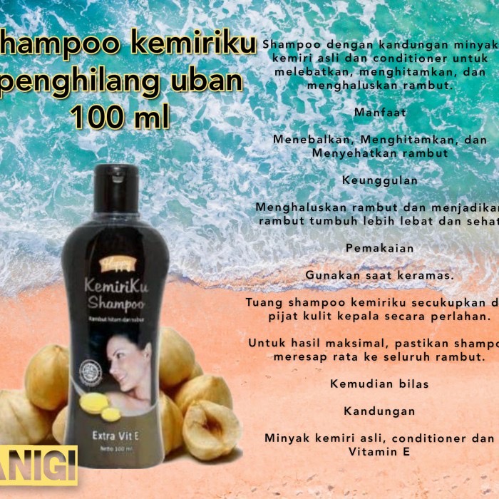 Happy Shampoo Kemiriku 100ml BPOM