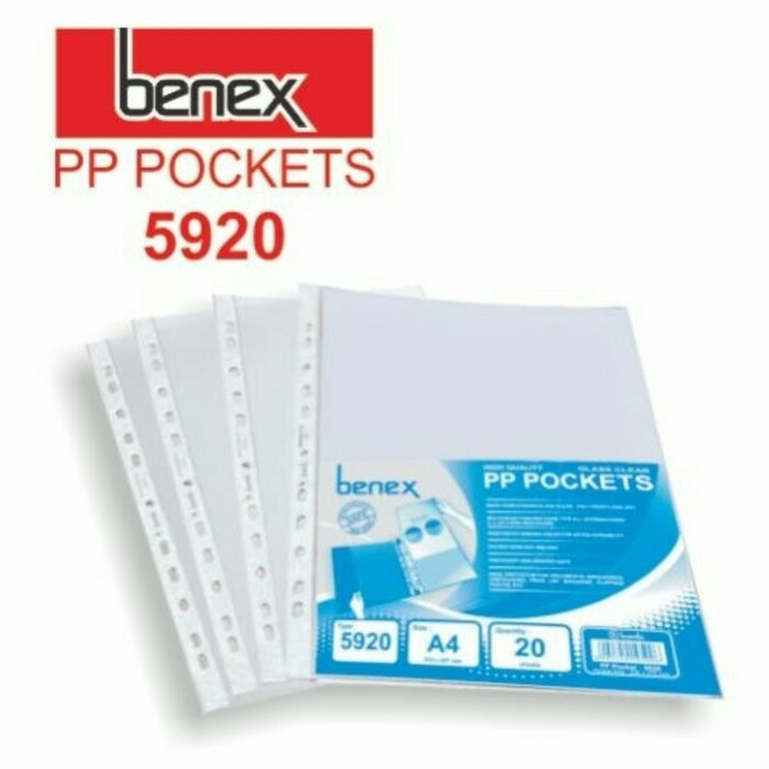 

PP Pocket Document A4 BENEX (isi 20 lembar)