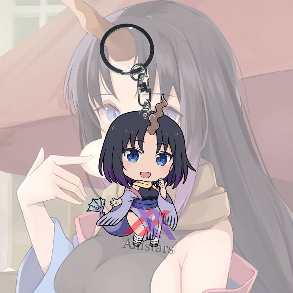 Gantungan Kunci Kobayashi-san Chi no Maid Dragon Elma - Key Chain - Strap hp - Pinch strap - Gantung