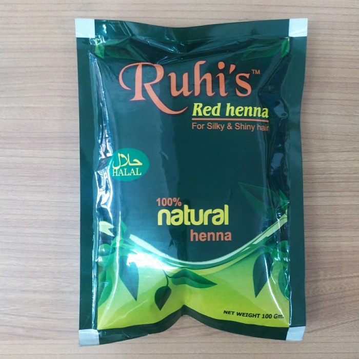Rani Special Red Henna Pacar Bubuk Rani Henna Rambut Kulit Kuku Alami