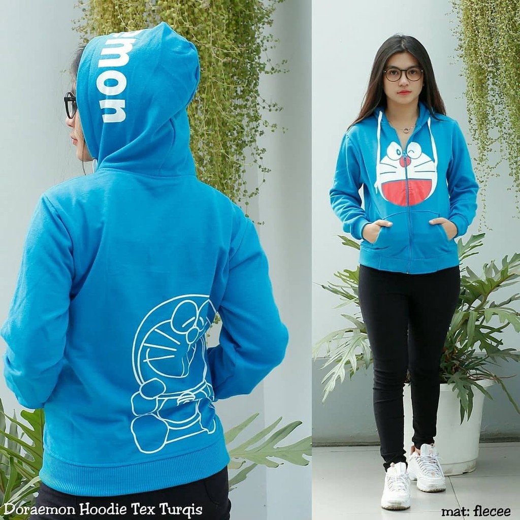 Doraemon Hoodie Tex Jaket l Hodie Jacket Terlaris