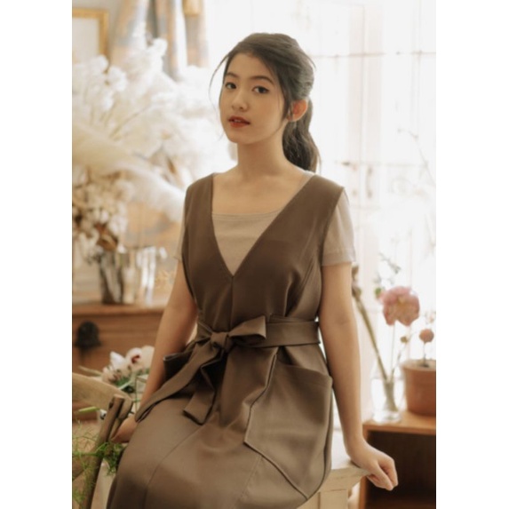 Maven Kellan Dress in Cedar Brown