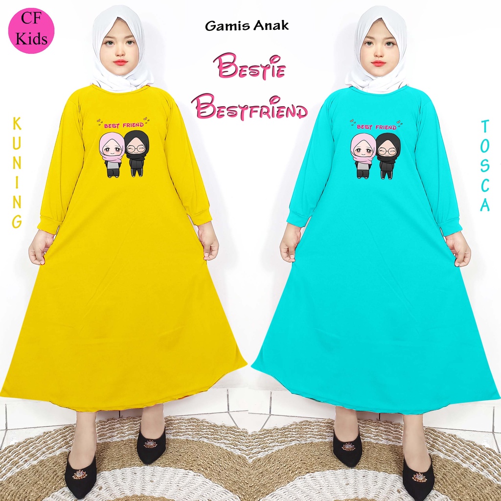 Gamis Anak Perempuan DTF Best Friend CF Kids