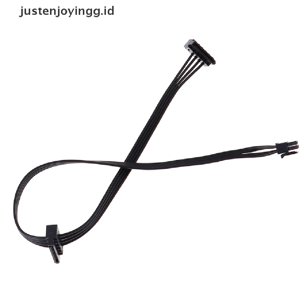 1pc Kabel power supply mini 4 Pin to 2 Sata SSD Ukuran 45CM Untuk lenovo M410 M610 M415