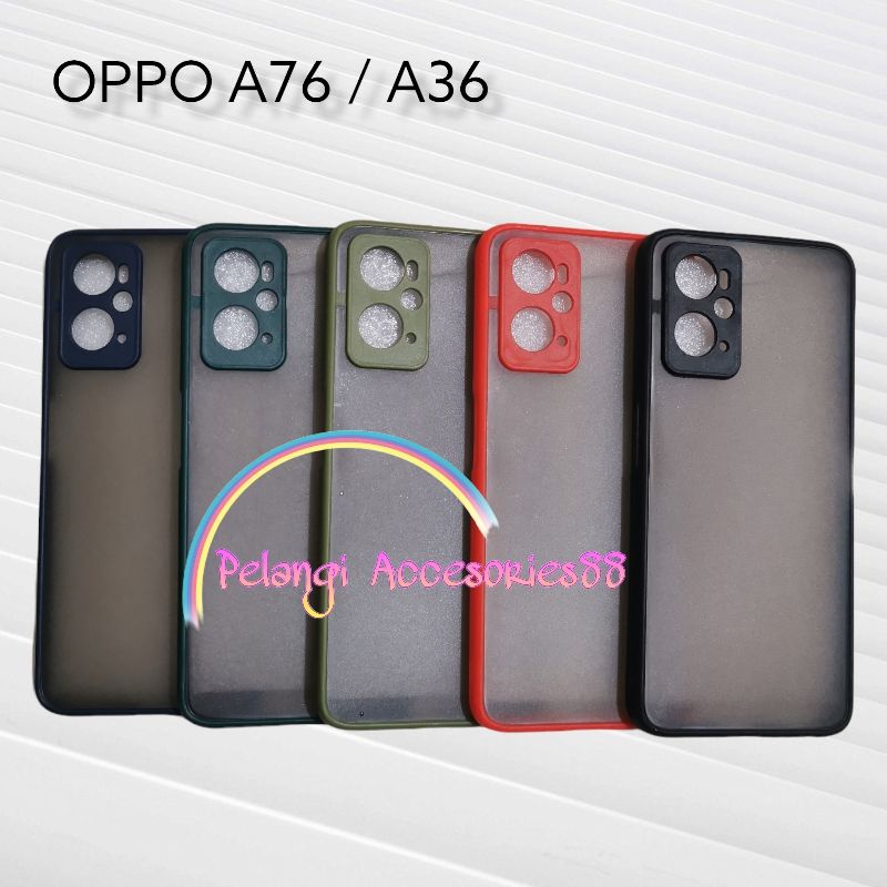 CASE OPPO A76 / OPPO A36 / A96 4G / REALME 9i  SOFTCASE CASE DOVE CASE FULL COLOUR