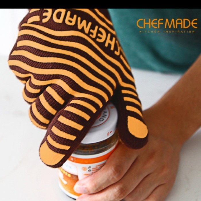 chefmade silicone knit oven mitten glove wk9445 /sarung tangan rajut tahan panas