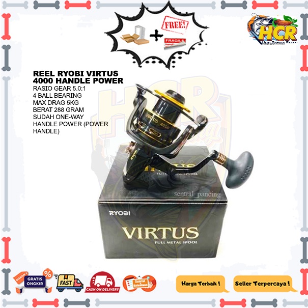 Reel Ryobi Virtus 4000 Handle Power