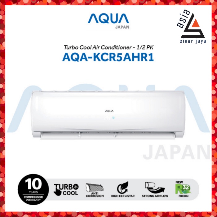 AQUA Japan Turbo Cool AC Split Standard 1/2PK AQA-KCR5AHR / AQA-KCR5AHR1