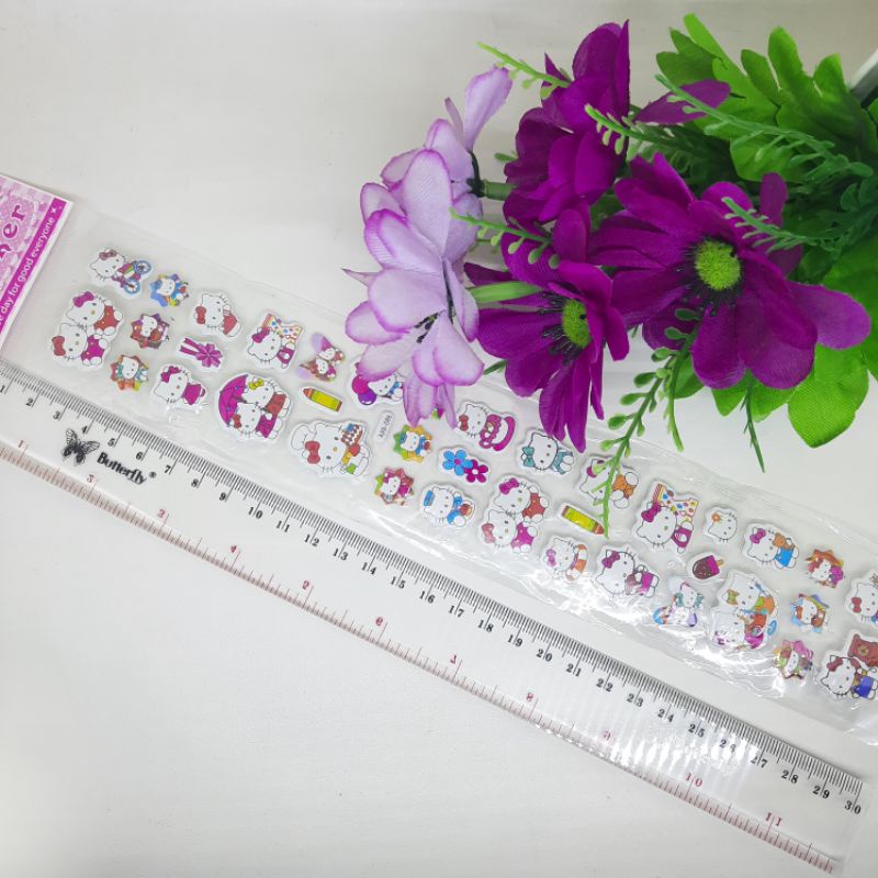 Stiker Mainan Stiker 3D Panjang Stiker Timbul