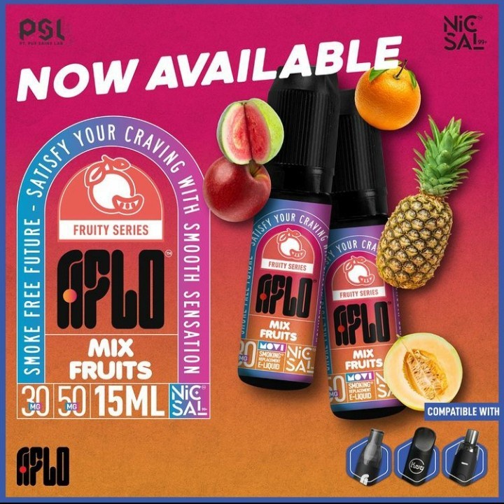 AFLO MIX FRUIT SALT NIC AUTHENTIC AFLO SALTNIC LIQUID 15ML