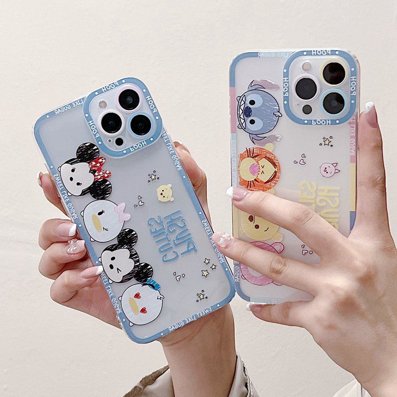 Lovely Winnie The Pooh Tigger Soft Case HP Realme C11 2020 2021 C20 C20A C21 C12 Narzo 20 C25 C21Y C25Y C15 5 5S 5i C3 8 Pro C35 C31 8i 9i Camera Protector Casing