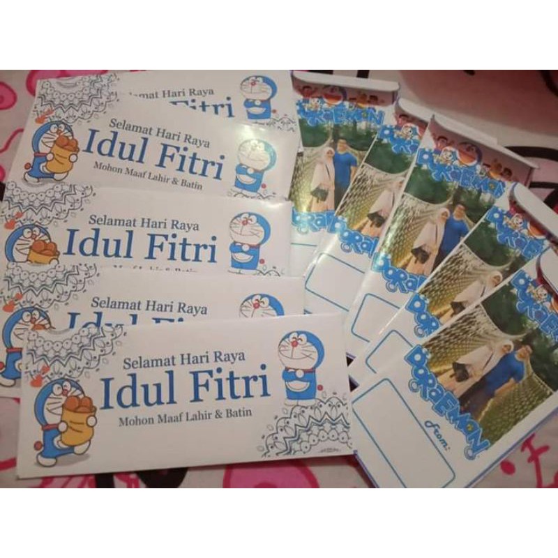 

(ISI 10 ) AMPLOP UANG MOTIF DORAEMON BISA CUSTOM