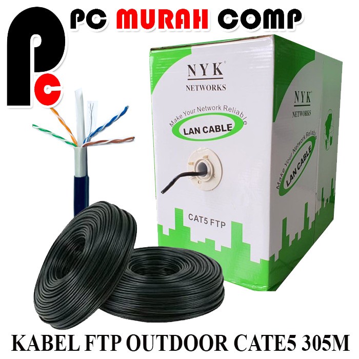 Kabel LAN NYK Outdoor FTP Cat5 NYK 305M