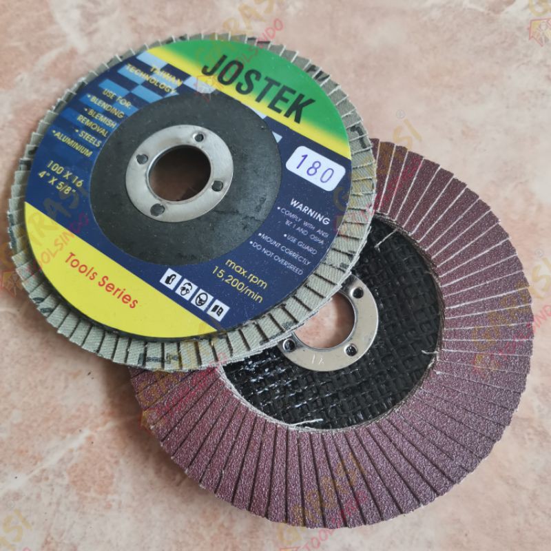 flap disc 4 inch grid 180 flap disk amplas susun gerinda amplas gurinda mata gerinda amplas