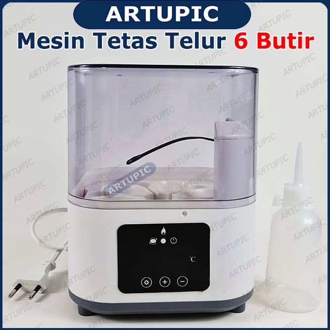 Mesin Tetas Telur Incubator 6 Butir Penetas Digital Egg Incubator Inkubator Telur