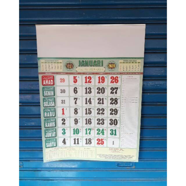 

KALENDER KERJA WUKU SUPER FULL COLOR TAHUN 2020