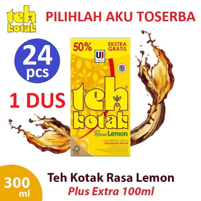 

TEH KOTAK ULTRA RASA LEMON 300 ml ( HARGA 1 DUS ISI 24 )