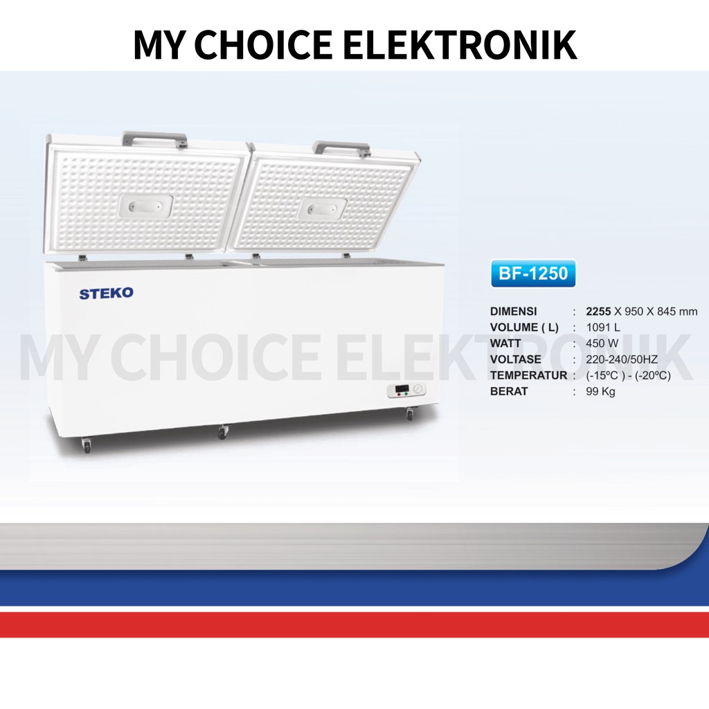 Steko Chest Freezer BF-1250 (1150L) Freezer Box BF1250