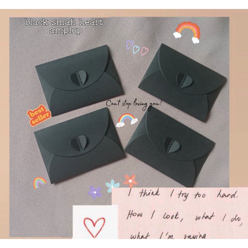 

Black Explosion Heart Amplop