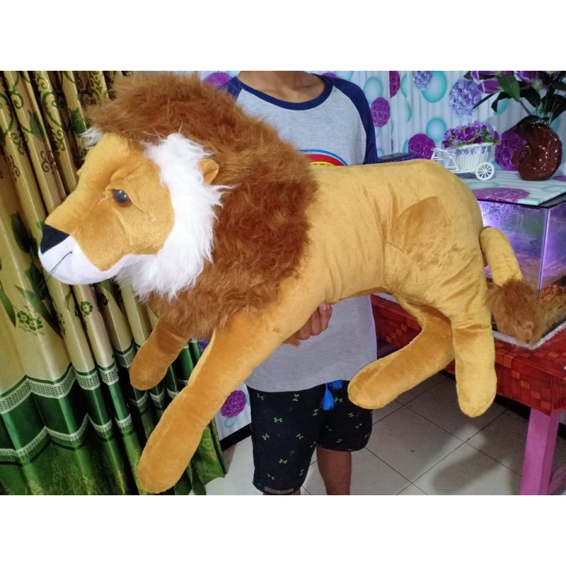 BONEKA SINGA BISA DUDUK | BINEKA SINGA JUMBO