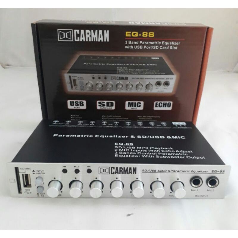 Parametrik Equalizer Carman EQ 8S USB