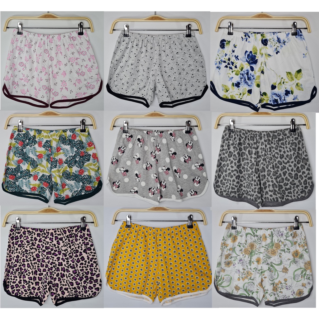 Summer Pants Celana Pendek Wanita Katun / Hot Pants Katun Fit to S Fit to 45Kg