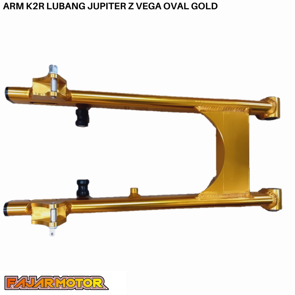 K2R SWING ARM AREM JUPITER OVAL CNC LUBANG COAK GOLD SILVER K2R KAWAHARA