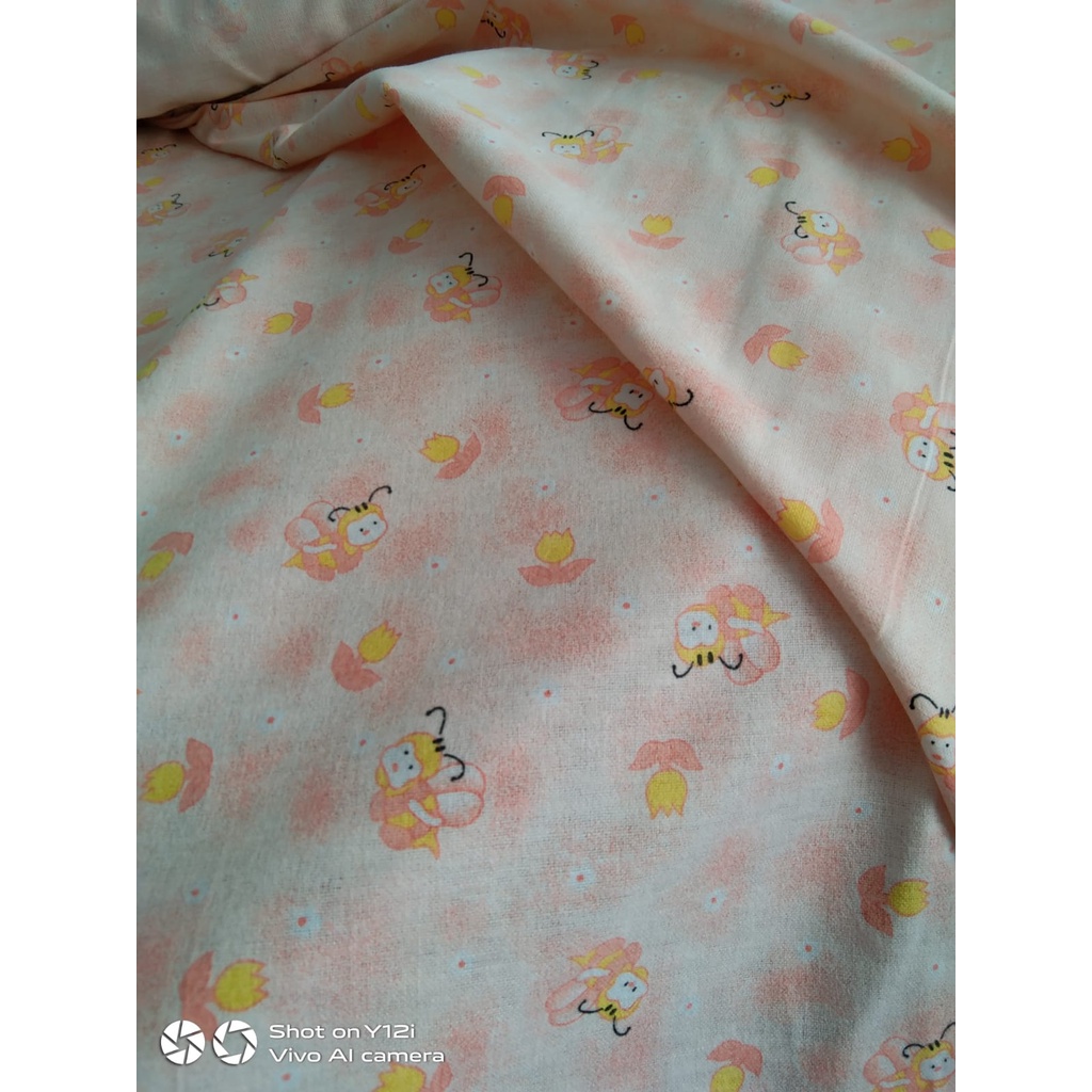 Flanel Bedong Bayi Kain Meteran Selimut