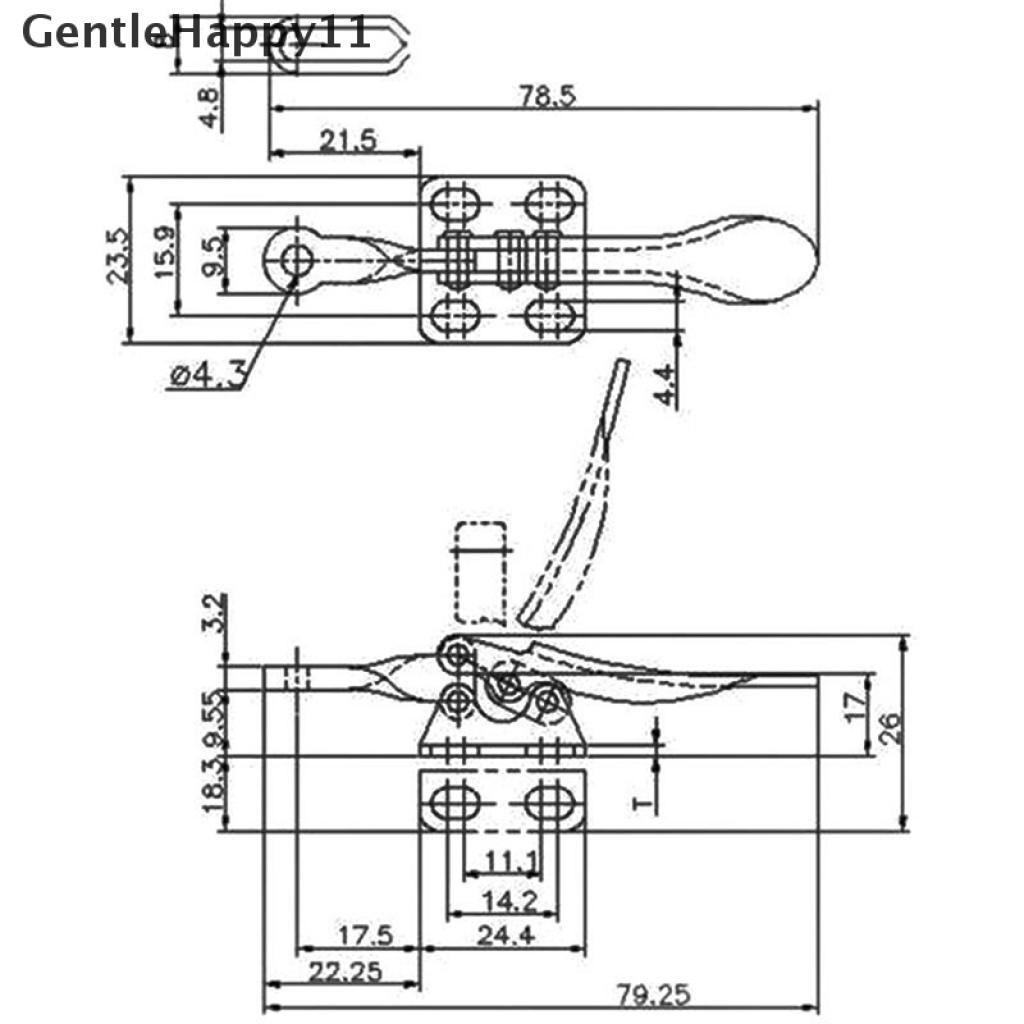 Gentlehappy GH-201A Toggle Clamp Vertikal Quick Release