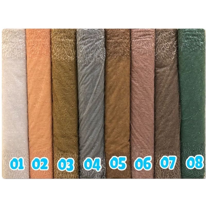 KAIN TILE BORDIR MUTIARA