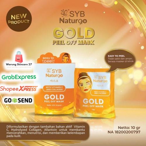 SYB NATURGO PEEL OFF GOLD VITAMIN C