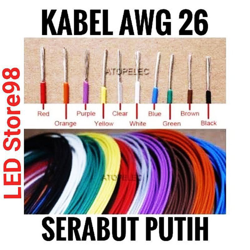 KABEL AWG 26 Original per 5 meter