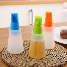 Botol Kuas Minyak Silikon Oles  Basting Oil Brush Silicone