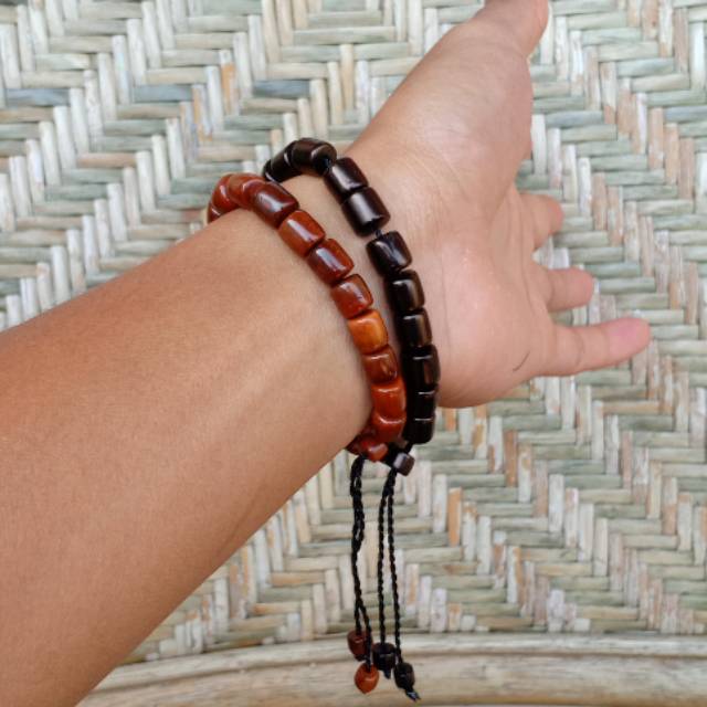 gelang kaukah Marjan JUMBO kayu kaokah kokka gelang pria wanita