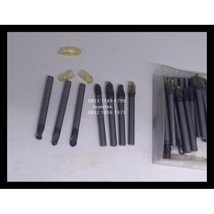 

Terbaru Ballnose 6 X 65 Ballnose Carbide 6 Cutter Milling Baru Repaire Cuci Gudang