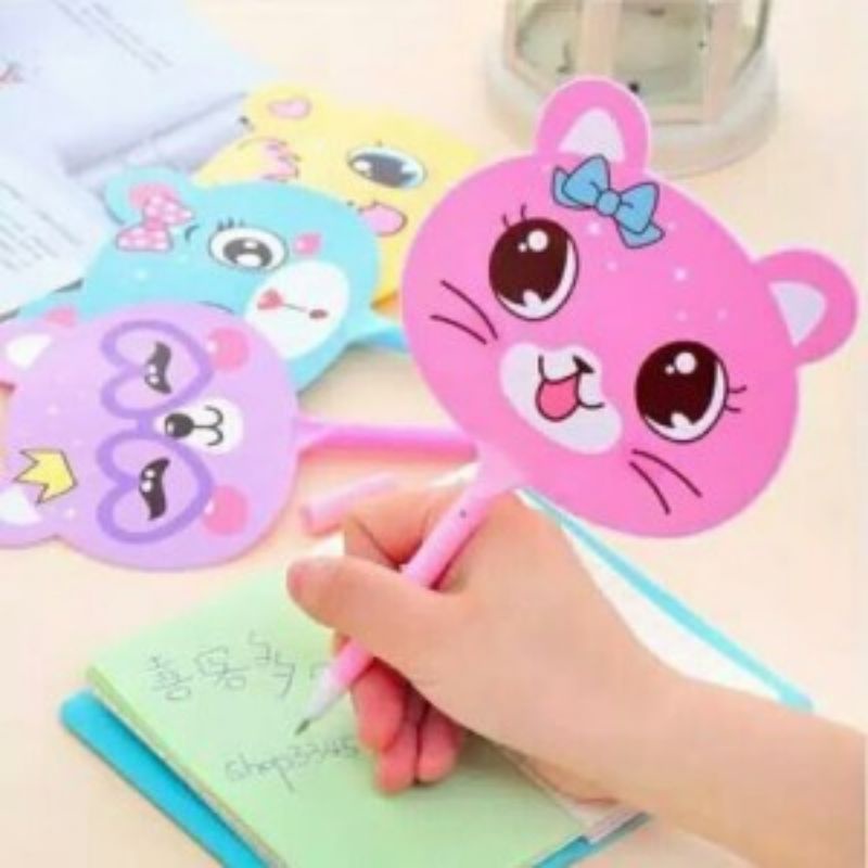 

pena kipas karakter buah dan animal